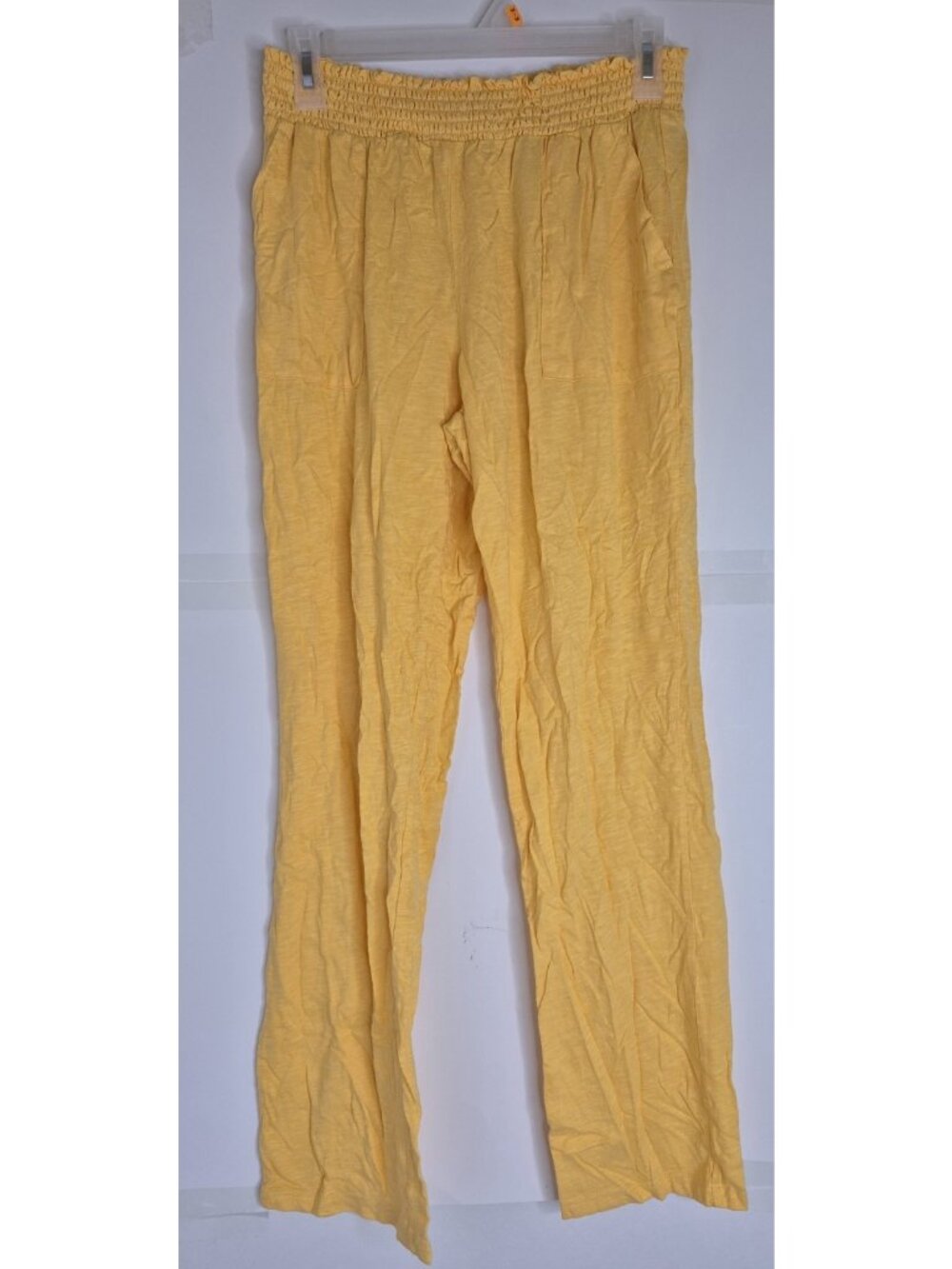 Candace Cameron Bure Yellow Casual Pull-On Pants Women's Size S